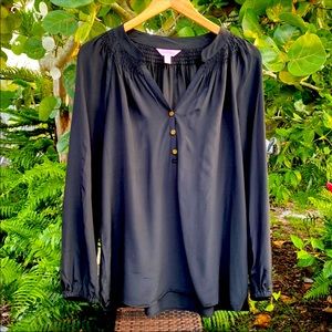 ☘️FINAL☘️NWOTs 100% Silk Lilly Pulitzer Blouse Size M